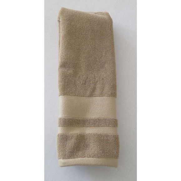 Ralph Lauren Wilton 16" x 32.5" Desert Tan 100% Cotton Hand Towel - Picture 4 of 7